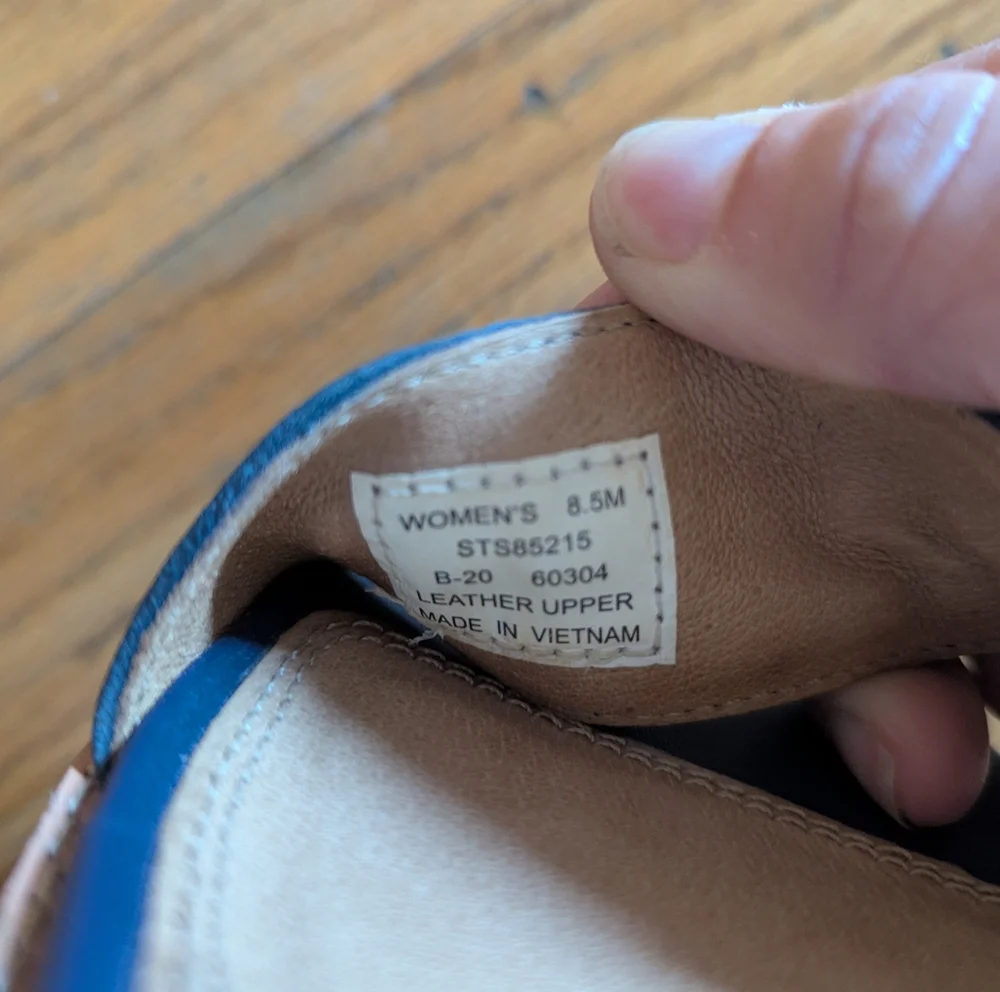 Sperry‎ Top Sider Size 8.5 Black Woven Strap Sandals